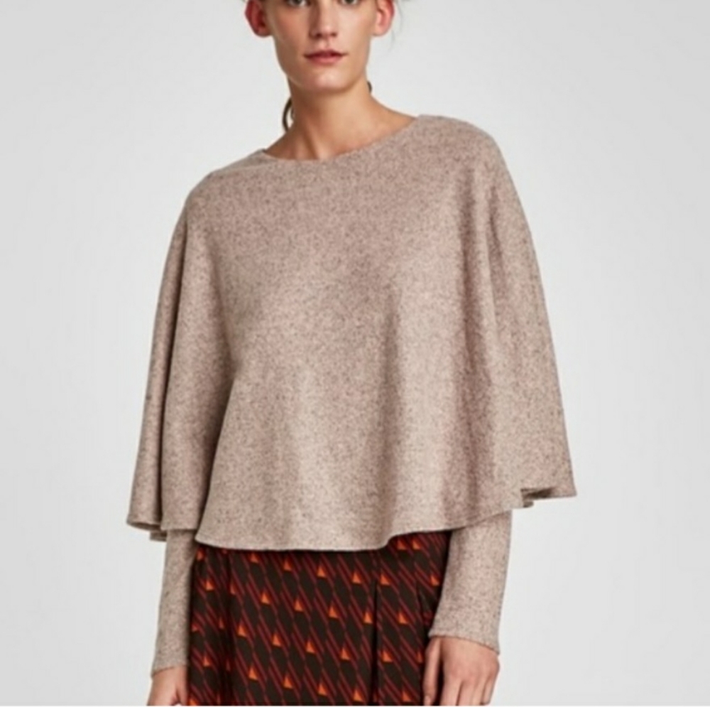 ZARA MAUVE PONCHO